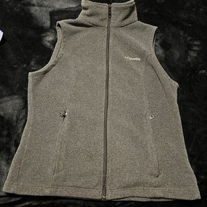 Columbia | Dark Grey Fleece Vest- Women’s Size Medium
